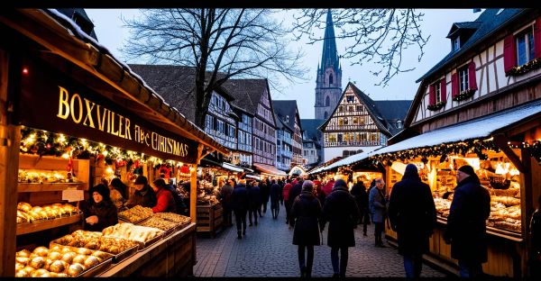 Les merveilles du marché de noël à bouxwiller